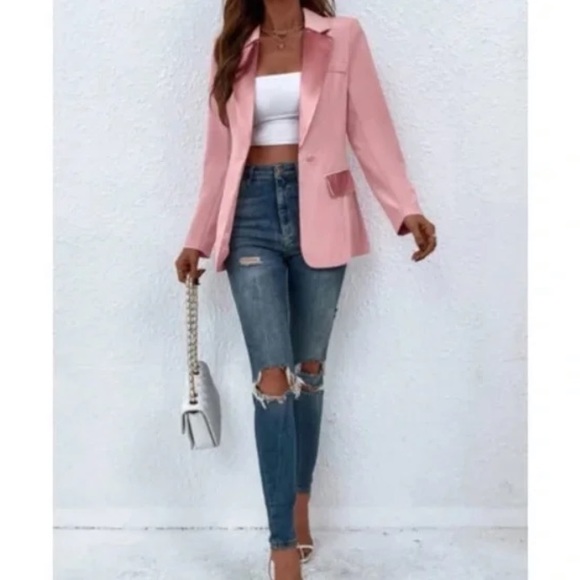 Classic Button Work Jacket Coat Blazer - Picture 10 of 15